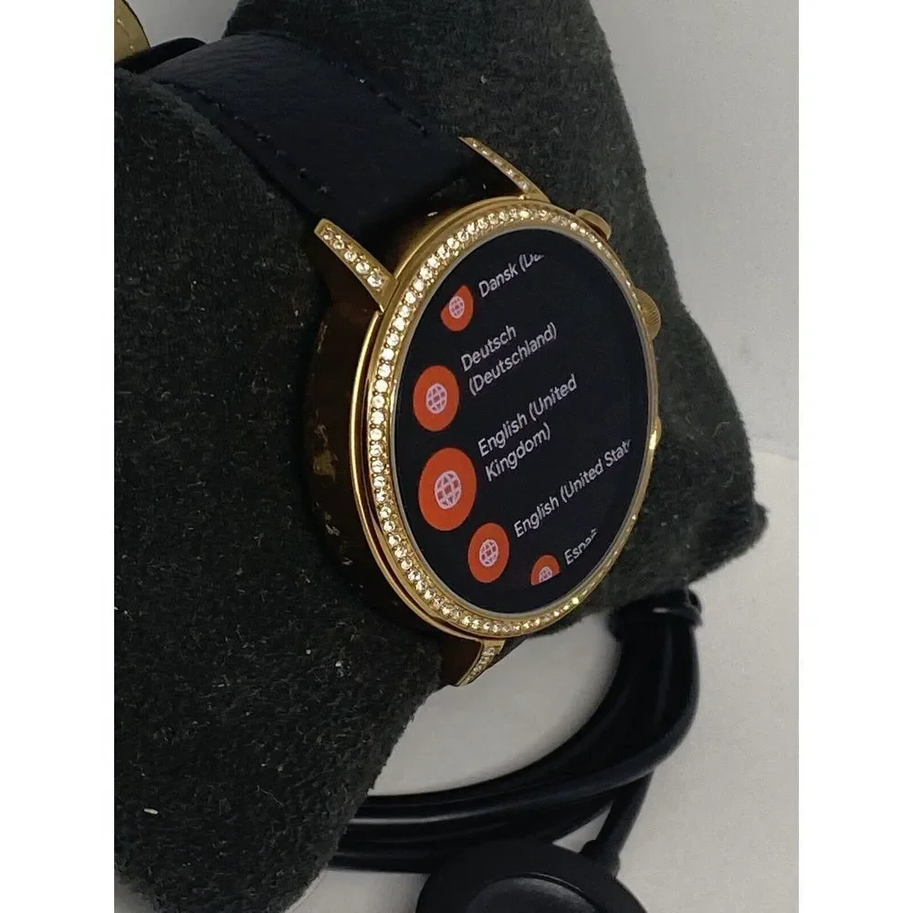 Fossil Gen 4 Authentic Digital Dial Smart Watch Custom Band FTW6015 AB439